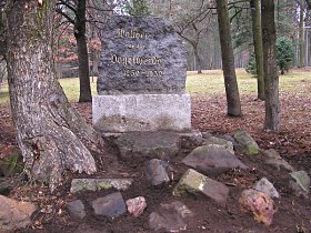 Česká Lípa, památník Walthera von der Vogelweide
