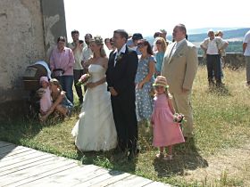 svatební obřad na Ostrém