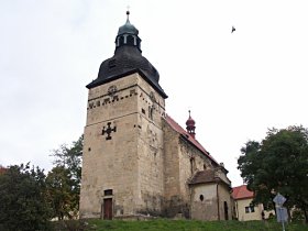 Kostel Stětí sv. Jana Křtitele v Libčevsi.