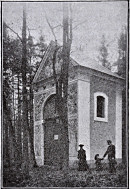 Historický obrázek kaple z doby kolem roku 1904.