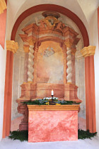 Obnovená malba oltáře.