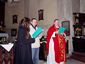 Čtení Pašijí v kostele, 16.3.2008
