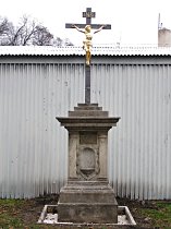 Česká Lípa (Böhmisch Leipa), Kreuz an der Gasse Újezd