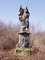 Kvítkov, (Kwitkau) Statue der hl. Barbara