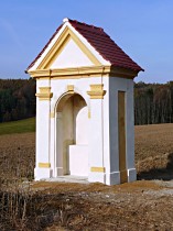Velenice (Wellnitz), Kapelle in den Feldern am Brništský vrch